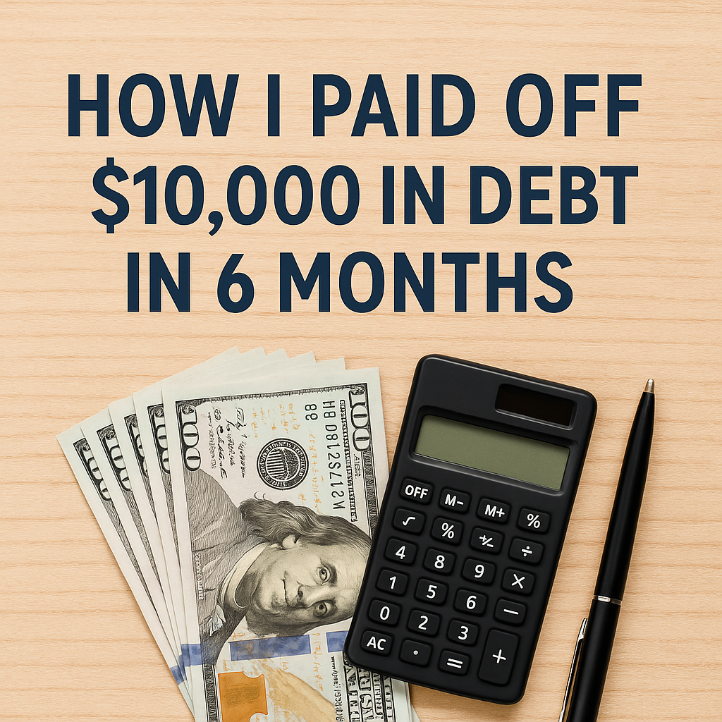 How I Paid Off $10,000 in Debt in 6 Months