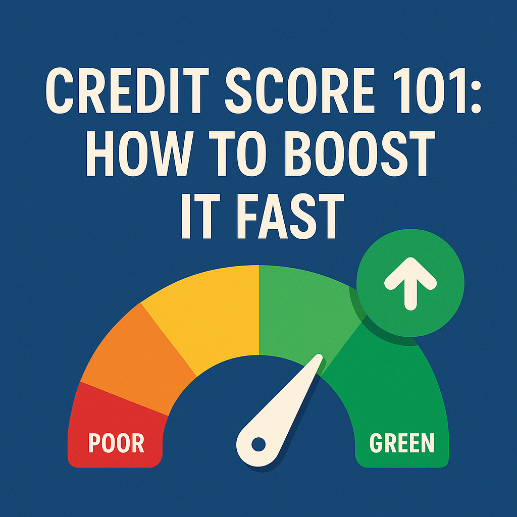 Credit Score 101: How to Boost It Fast